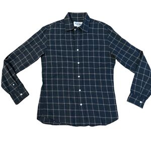 Corridor Blue Flannel Shirt Size Medium
